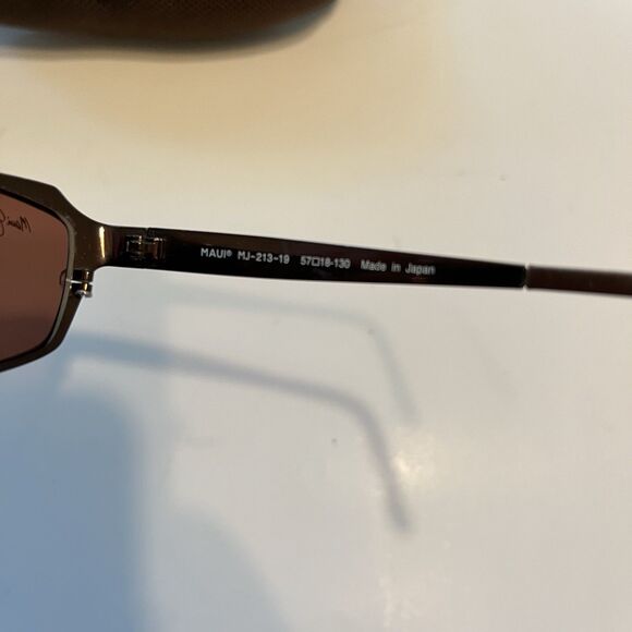 Maui Jim Keiki Polarized Sunglasses Espresso Glass HCL Bronze Lens MJ-213-19